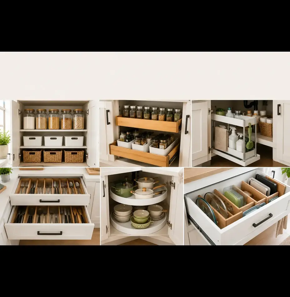 Kitchen Drawer & Cabinet Organization (Extra Expansion)
