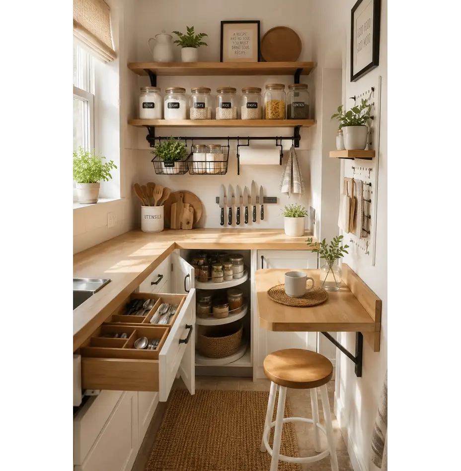 Small Kitchen Space Saving Ideas