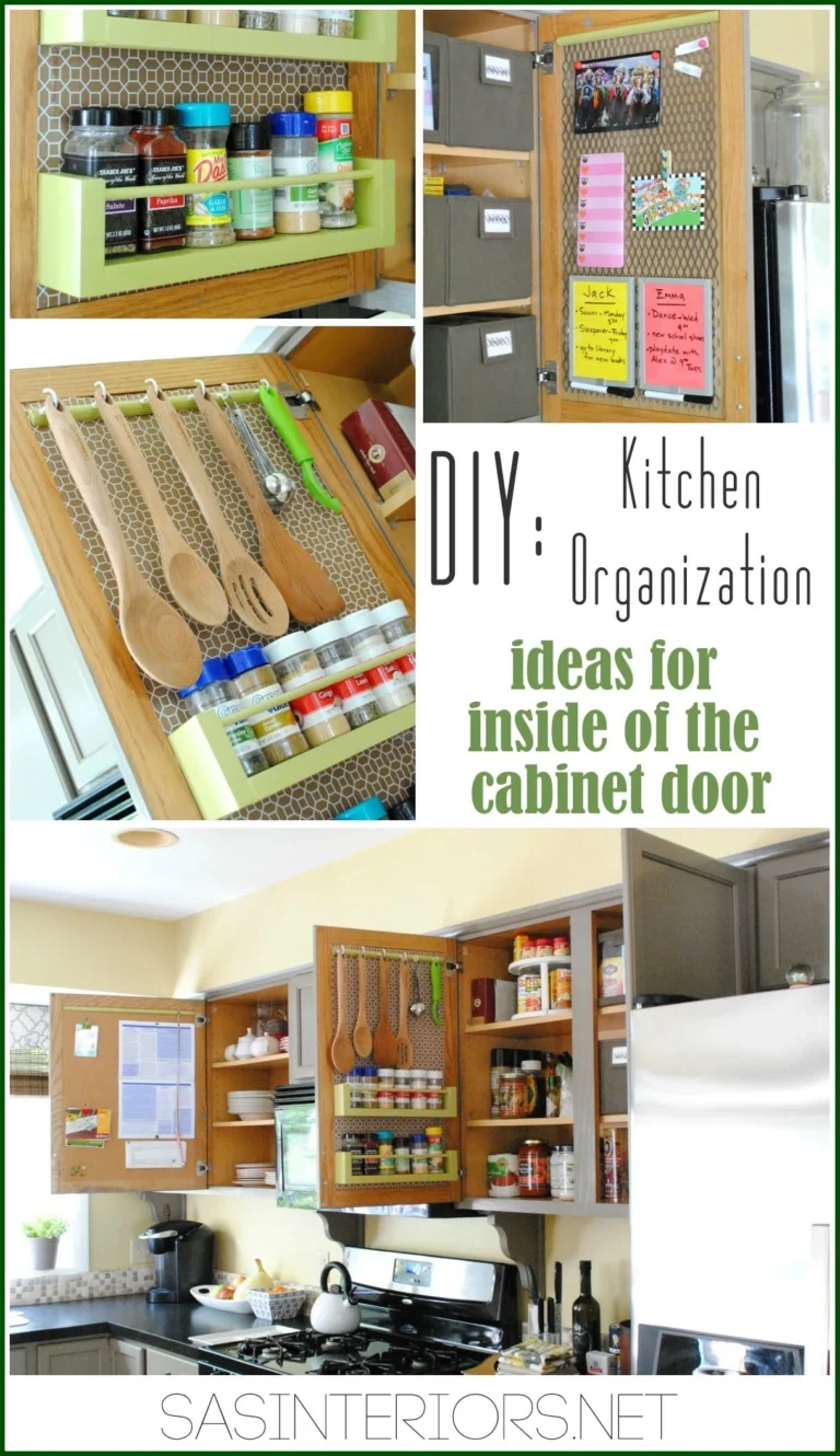 cabinet door storage ideas