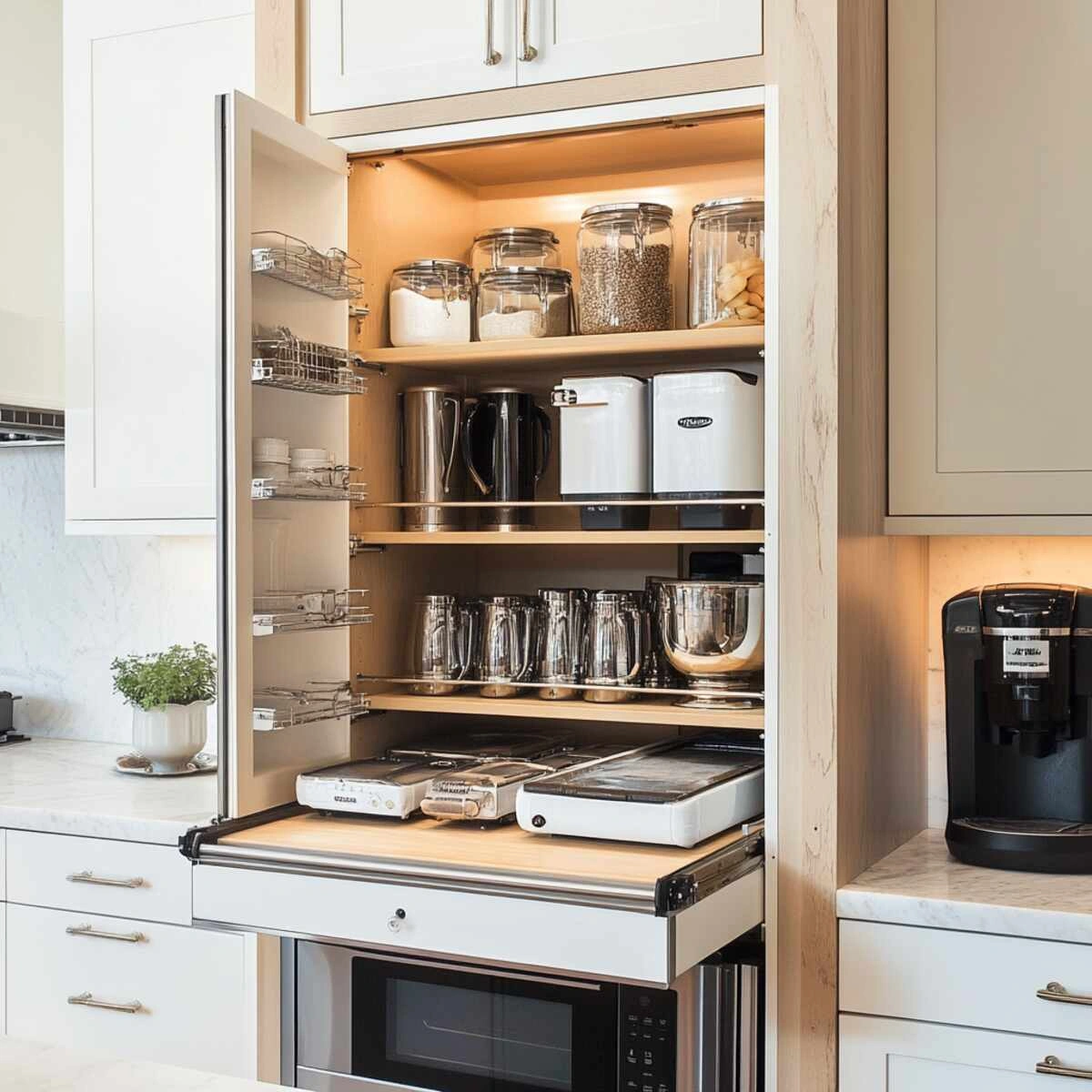 Hidden Kitchen Storage Ideas to Save Space in Small Kitchens
